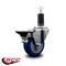 Service Caster 3.5'' Blue Poly Swivel 1-1/4'' Expanding Stem Caster with Brake SCC-EX20S3514-PPUB-BLUE-PLB-114 - alternate 3